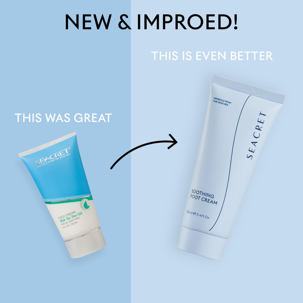 SEACRET crème-pieds formule végétale, soin respectueux des peaux sensibles.