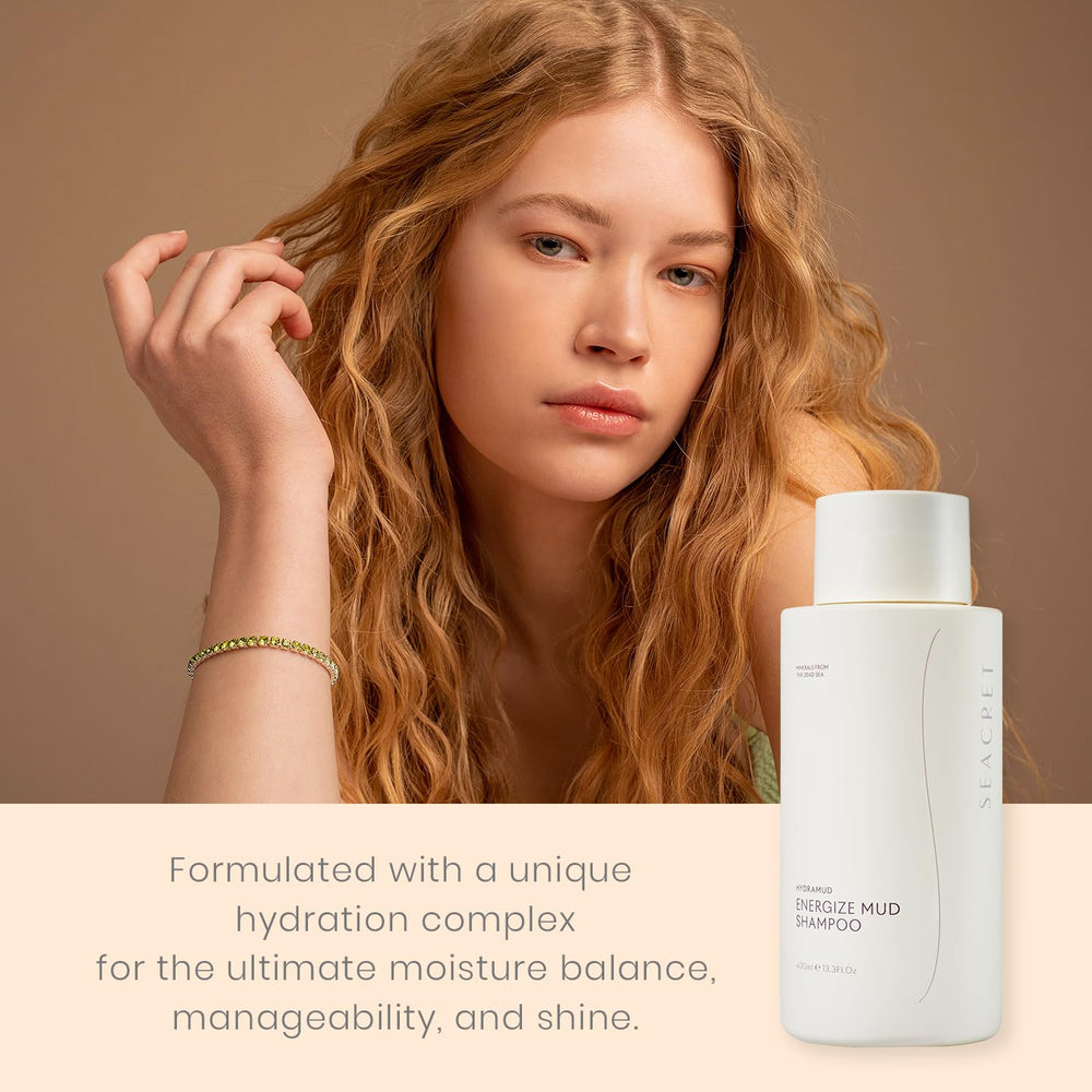 SEACRET HydraMud Shampoing avec huile d’argan pour nourrir et briller