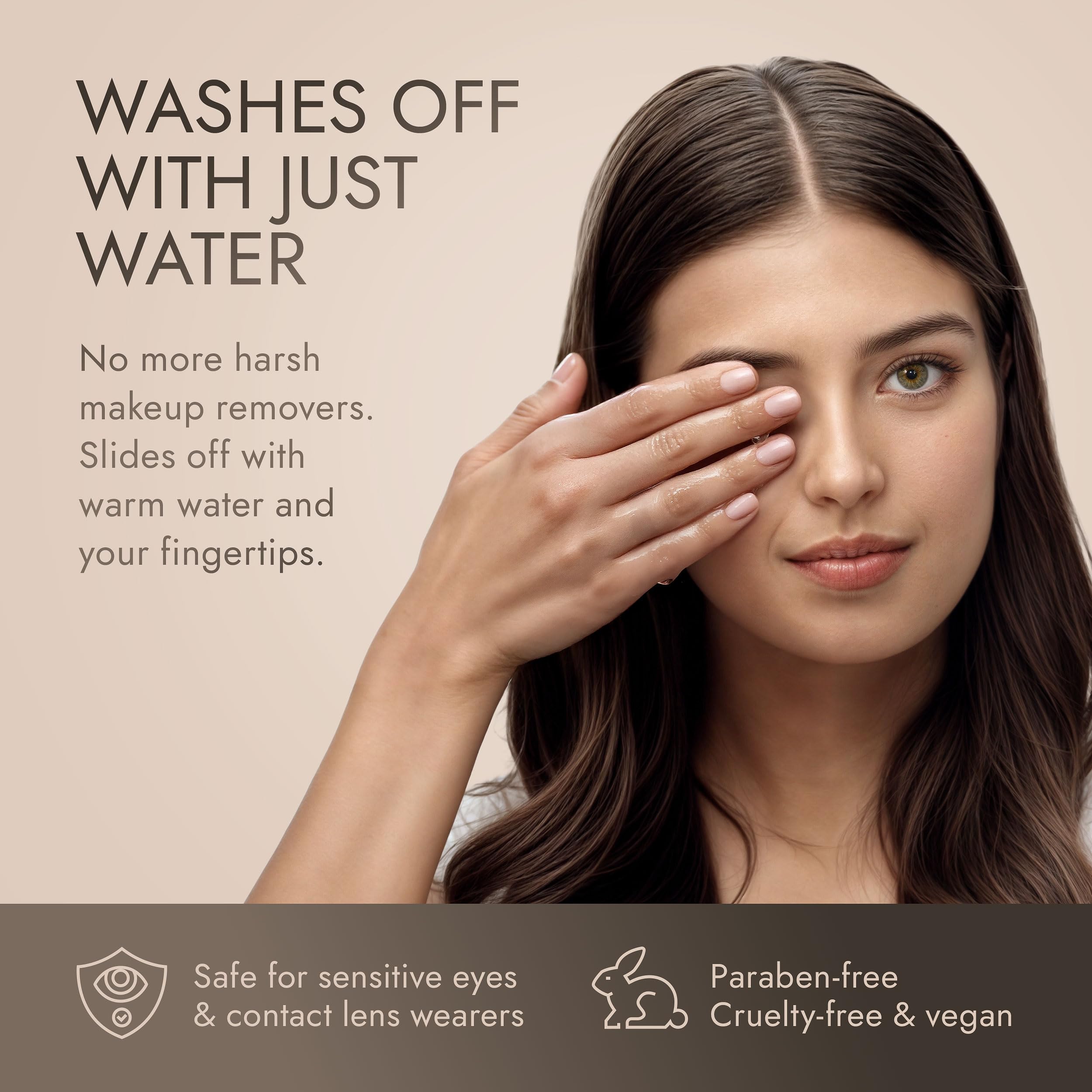 SEACRET Minéraux Mascara Tubant volume et longueur visibles dès une couche.
