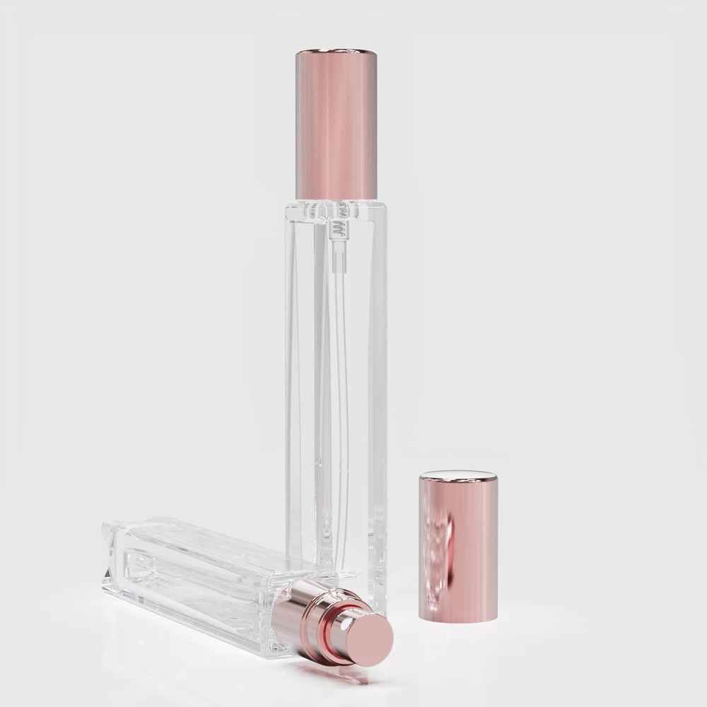 Seafulee kit voyage flacons 10 ml anti-fuite et capuchon rose.