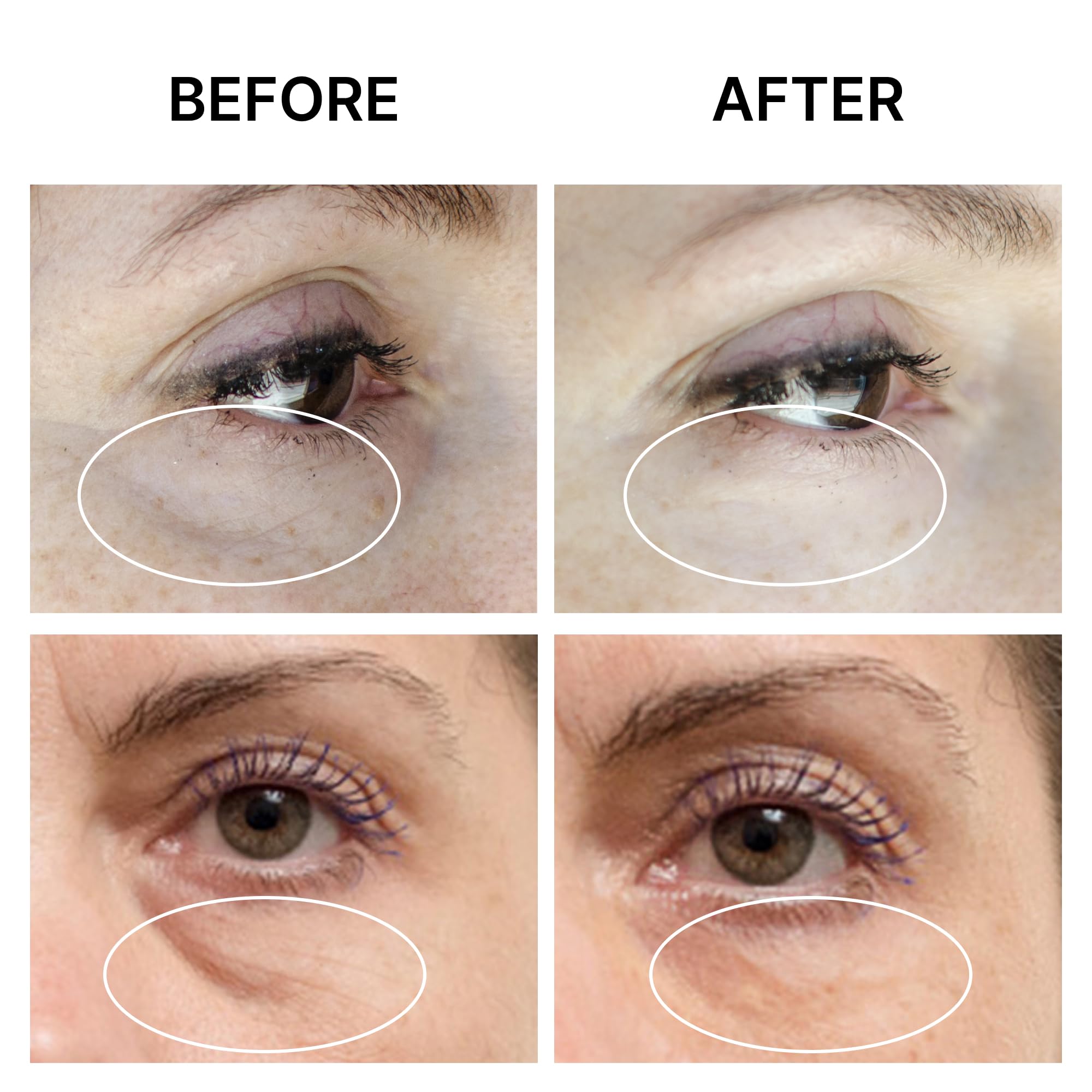 Application rapide de la crème yeux SEAMANTIKA pour un soin efficace.