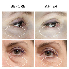 Application rapide de la crème yeux SEAMANTIKA pour un soin efficace.