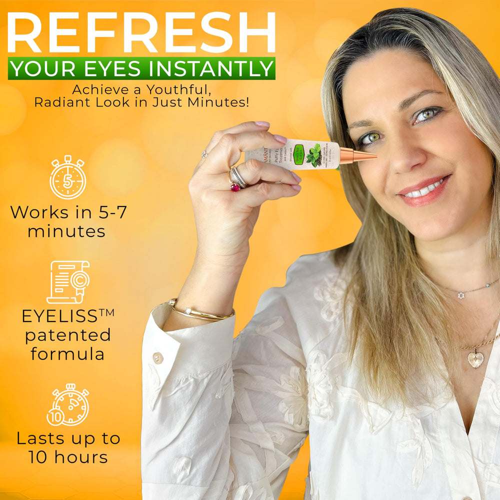 SEAMANTIKA – application facile de la crème yeux pour un rituel rapide.