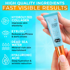 SEAMANTIKA formule hydratante à absorption rapide pour un regard frais.