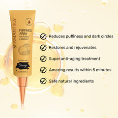 Texture crème yeux SEAMANTIKA appliquée sur la peau.