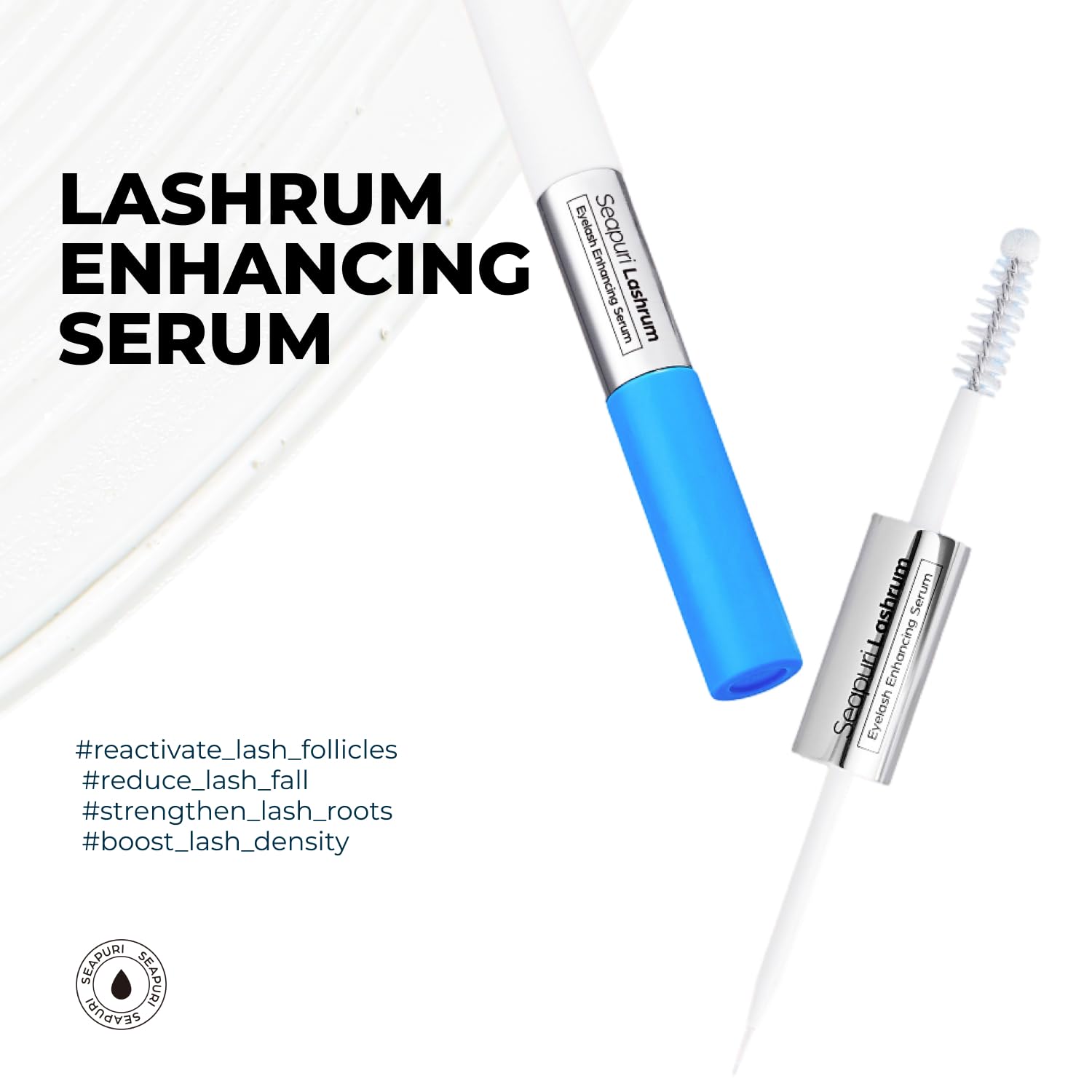 Brosse boule de neige Lashrum – répartition homogène pour une couvrance douce.