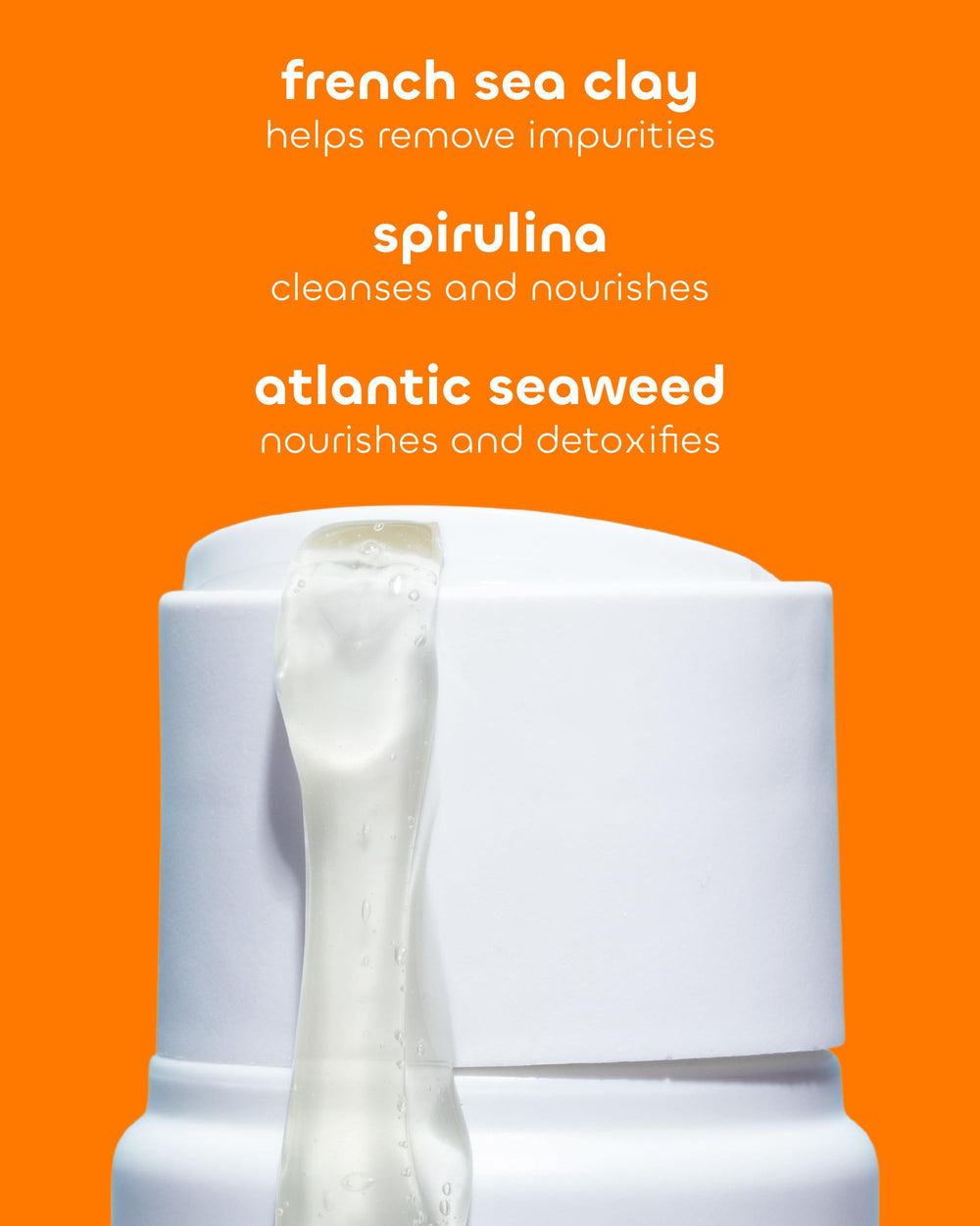 Seaweed Bath Co. Detox Orange-Cèdre – argile marine française purifie en douceur