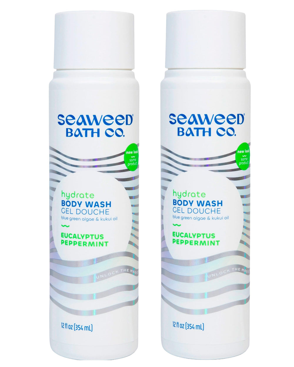 Seaweed Bath Co Hydrate: bouteille éucalyptus-menthe pour une douche rafraîchissante