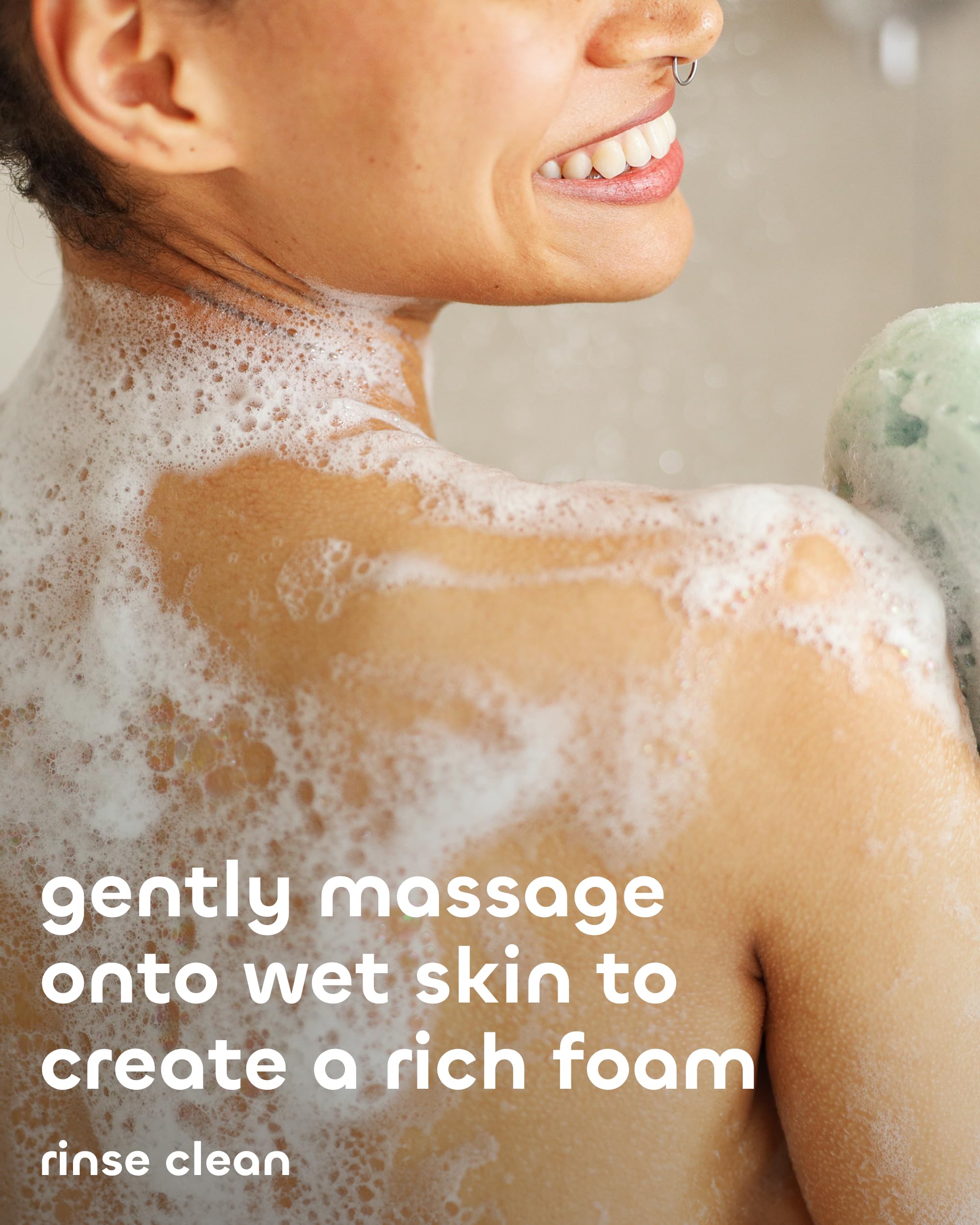 Seaweed Bath Co. Energize Douche – convient à hommes, femmes et enfants en routine énergisante.