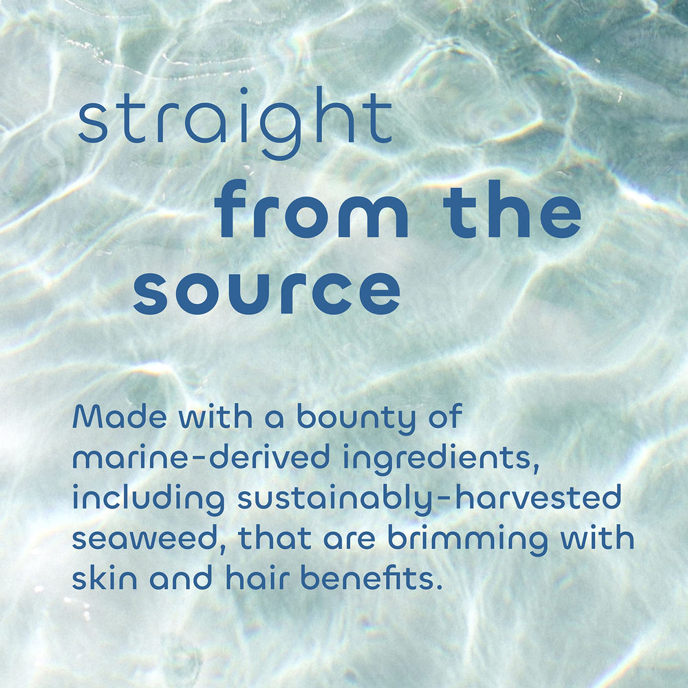 Texture crémeuse du Seaweed Bath Co. Gloss Shampoo pour démêlage en douceur.