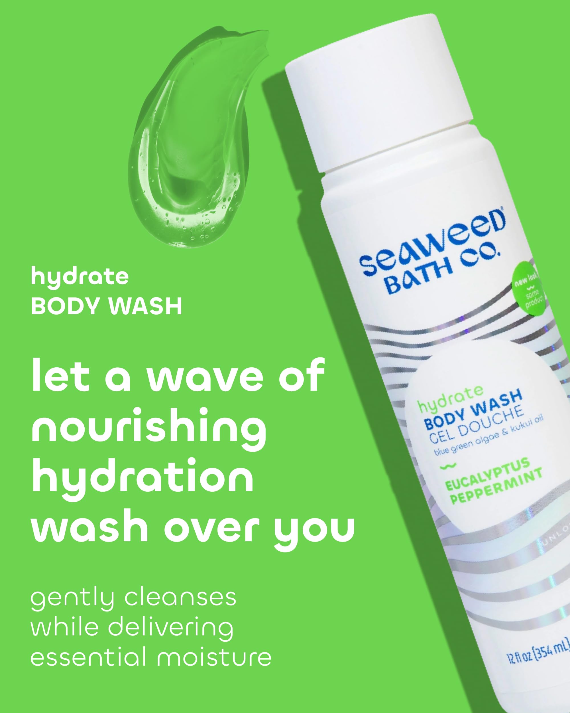 Seaweed Bath Co Hydrate: mousse-douche eucalyptus-menthe pour peau douce
