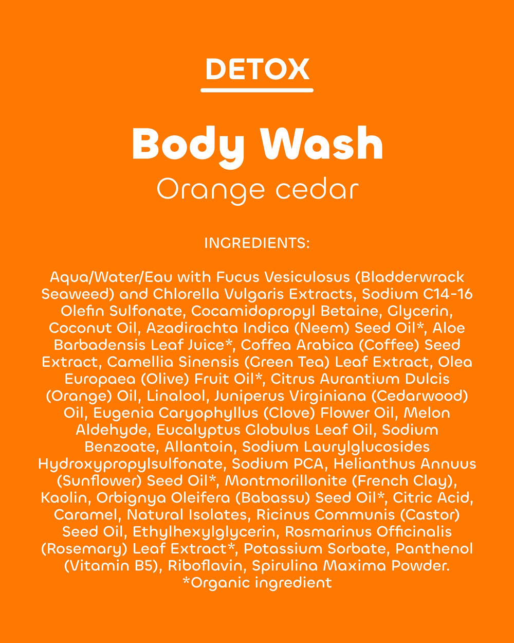 Seaweed Bath Co. Detox Orange-Cèdre – texture crémeuse et expérience quotidienne