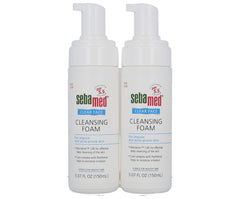 sebamed-clear-face-bouteille-mousse: nettoyage quotidien en douceur pour peau grasse.