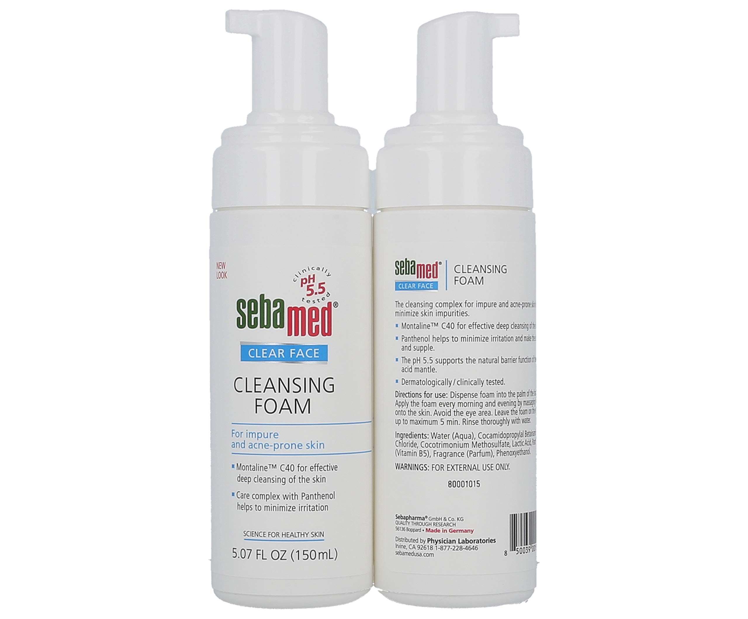 sebamed-clear-face-mousse-application: texture légère purifiant les pores sans dessèchement.