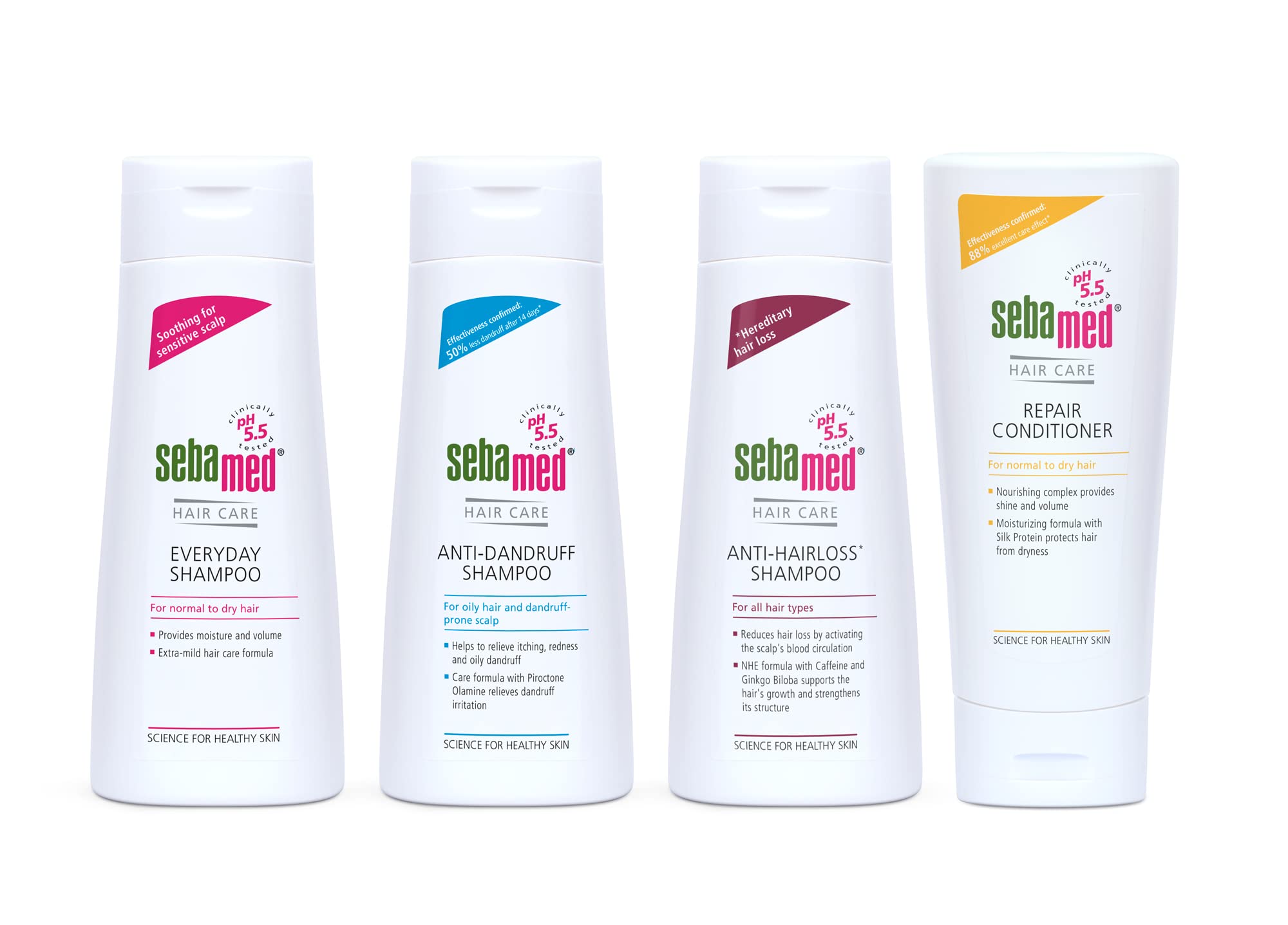 Emballage hypoallergénique Sebamed avec parfum léger pour peaux sensibles.