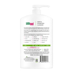 SEBAMED Etiquette sans parfum, image produit épuré pour routine visage.