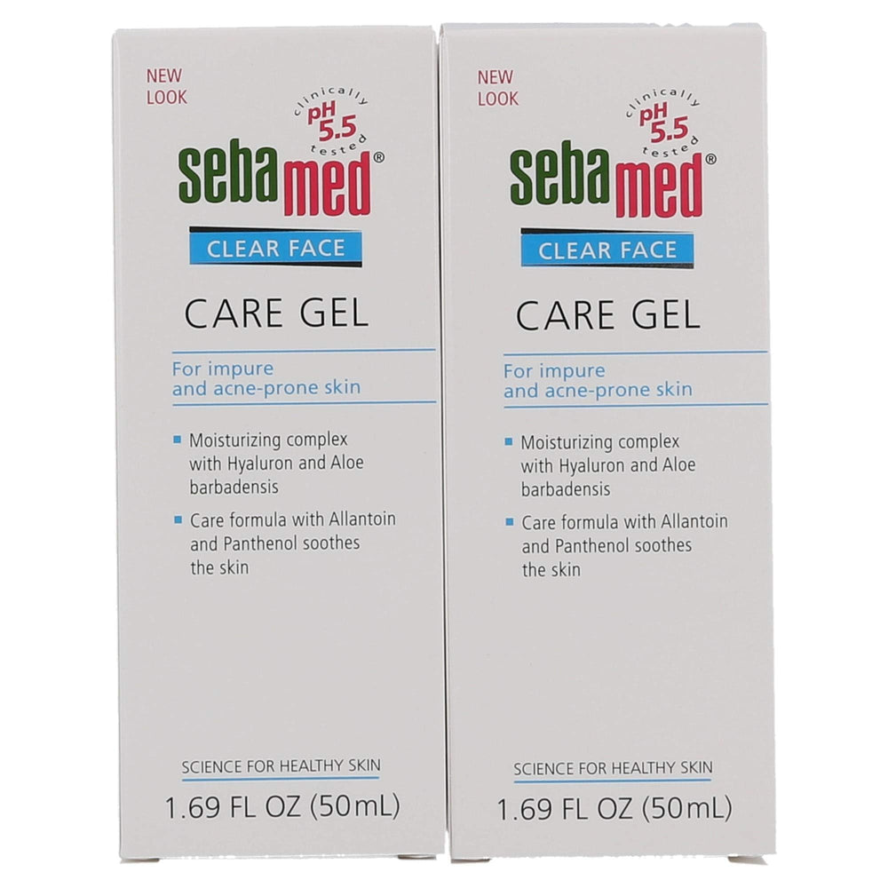Application du SEBAMED Gel Soin Visage Clair après nettoyage pour douceur durable