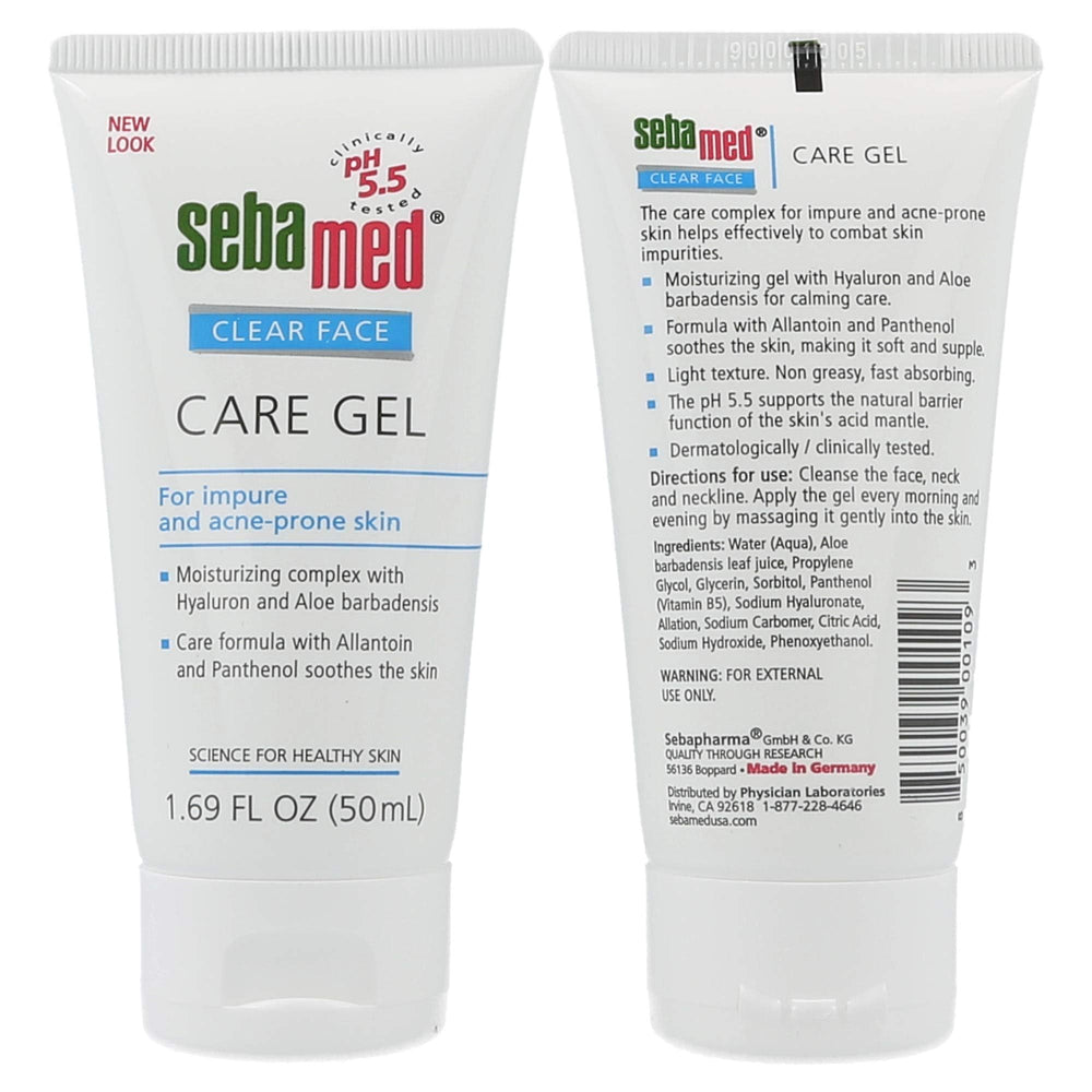 Hydratation durable du SEBAMED Gel Soin Visage Clair sans sensation grasse