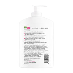 SEBAMED gros-plan-texture-lait-douceur, texture riche et agréable sur la peau.
