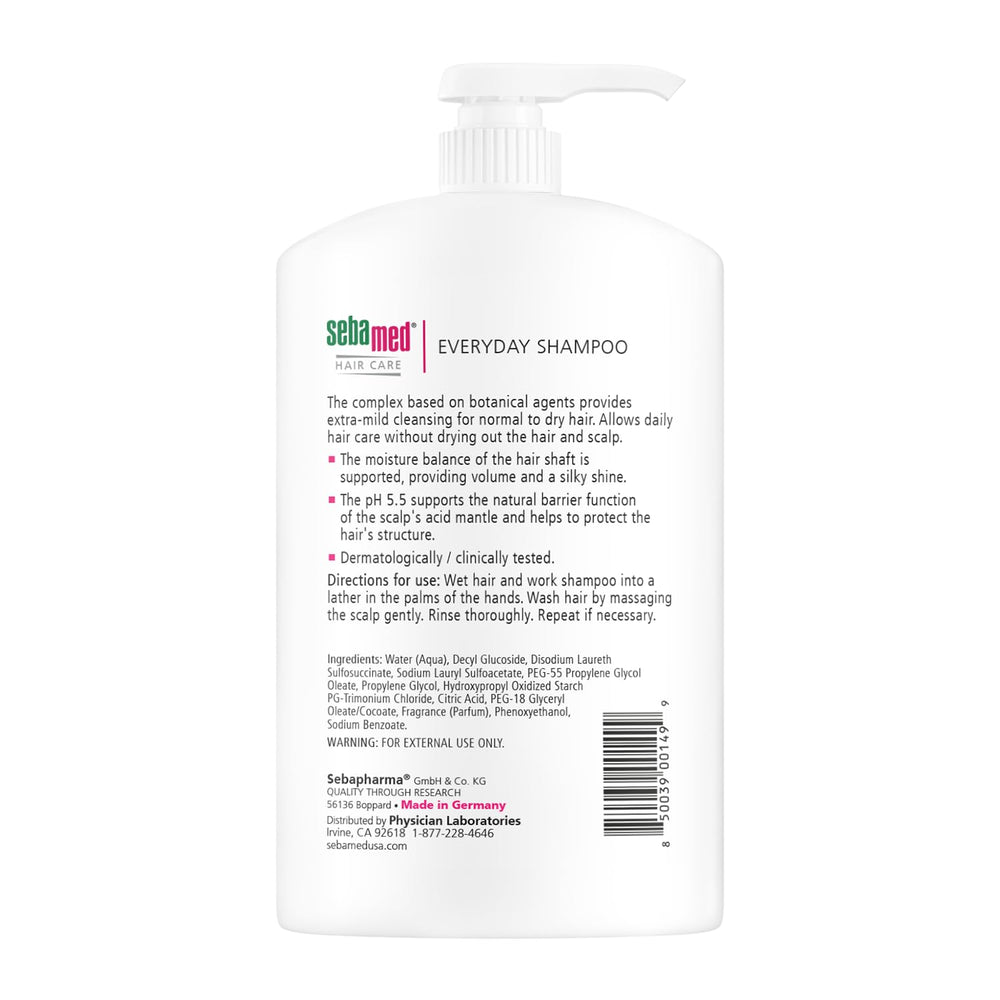 SEBAMED Shampoing Quotidien Formule Sans Savon: nettoyage doux sans irritations
