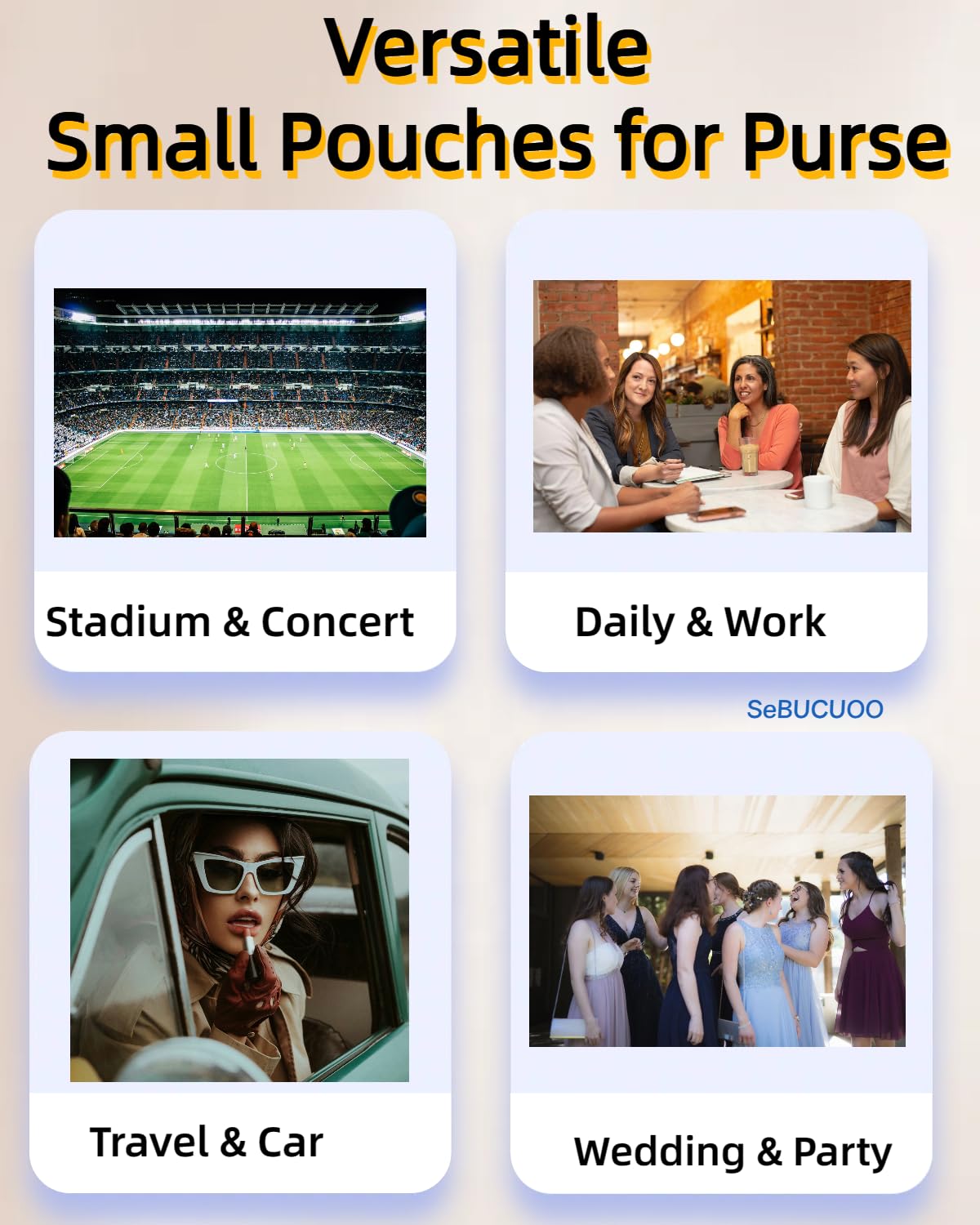 Parfait pour concerts et événements : accessoire discret et utile.