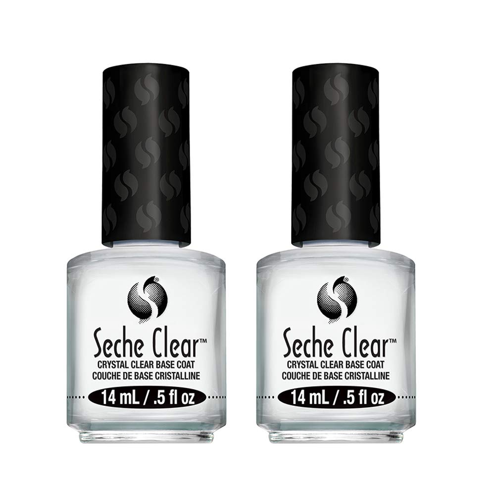 Seche Clear, vernis-base transparent prêt à l’application sur l’ongle.