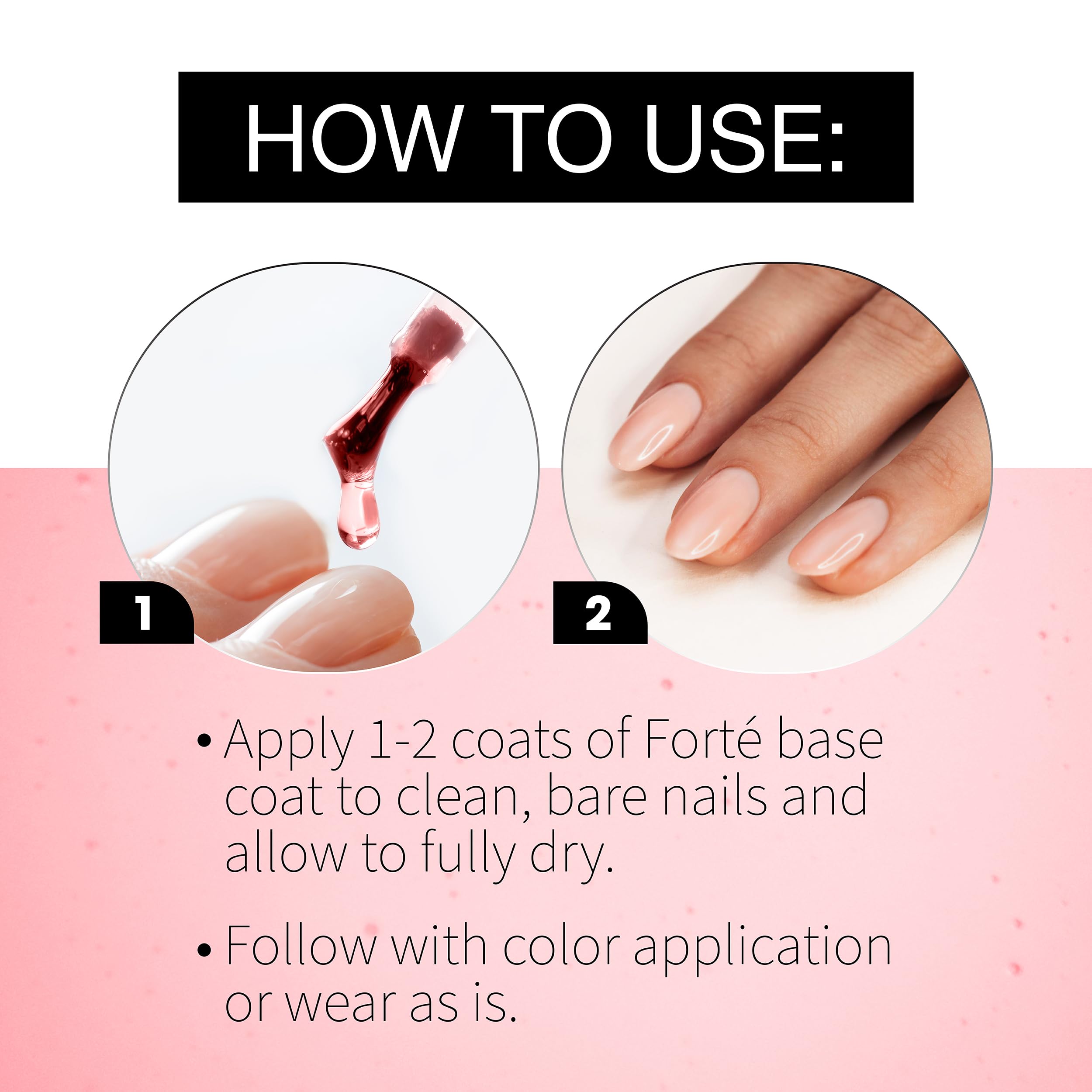 Seche Forte formulation-bambou-biotin pour soin des ongles.
