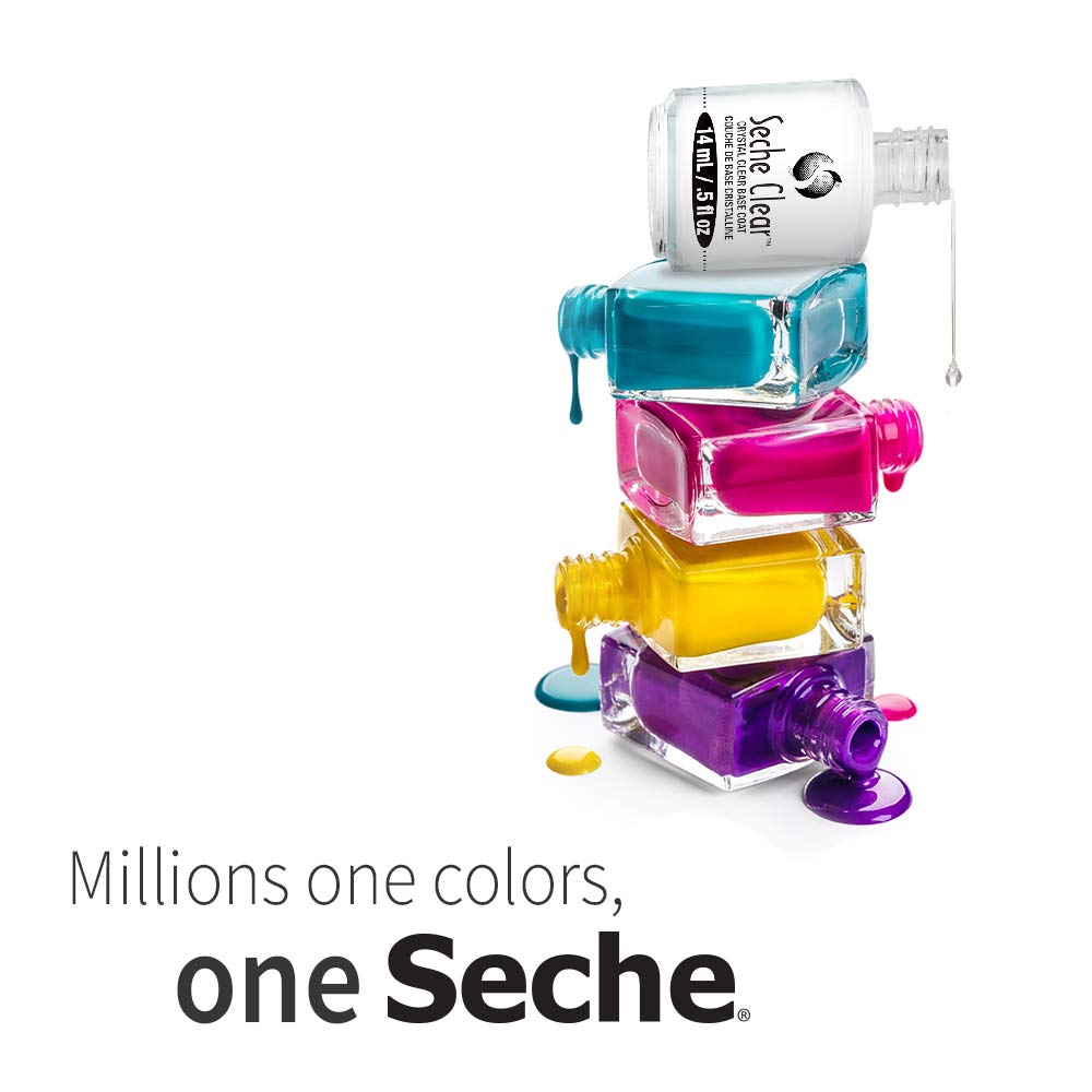 Lot double pratique et économique de Seche Clear Base Coat.