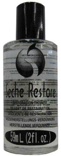 Seche Restore démontre une application lisse sur vernis gel après rénovation de la texture.