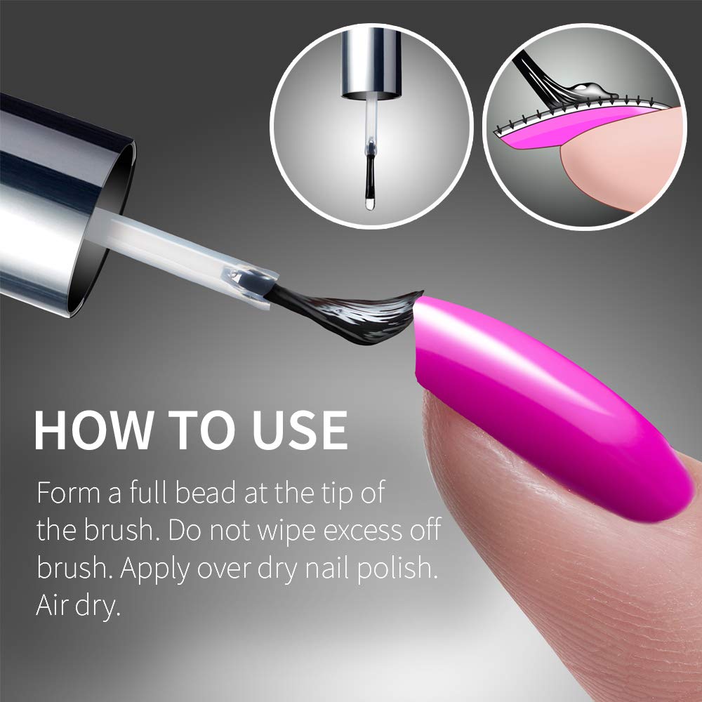 Seche Vive Gel Effect Top Coat dissolution facile, enlever rapidement