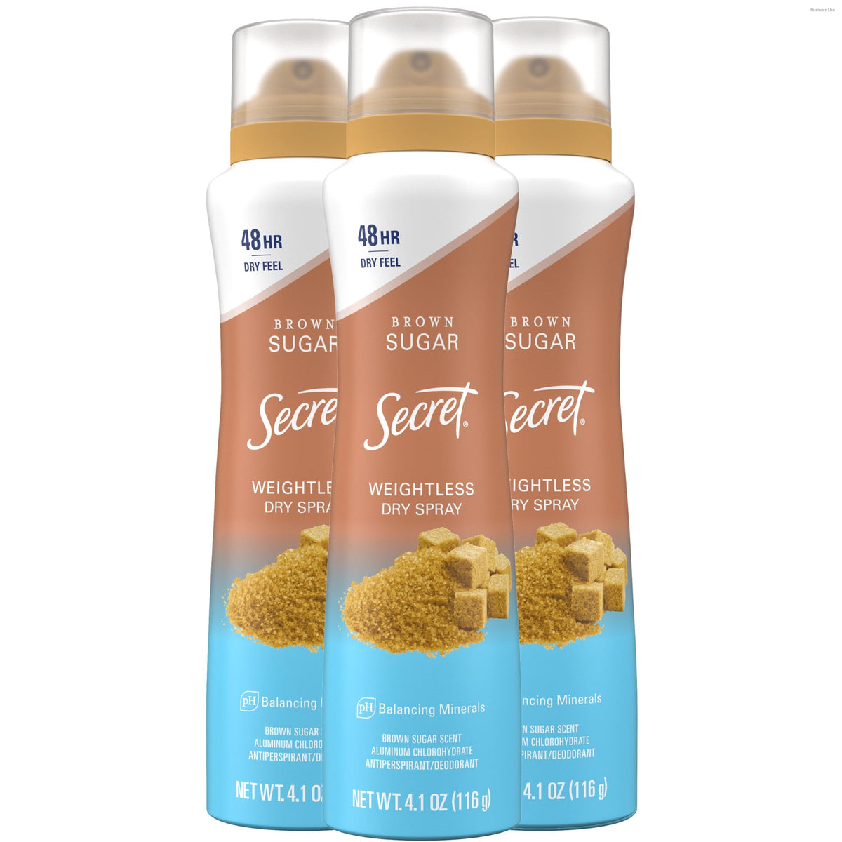 Secret déodorant aérosol sec – bouteille prête pour une protection discrète toute la journée.
