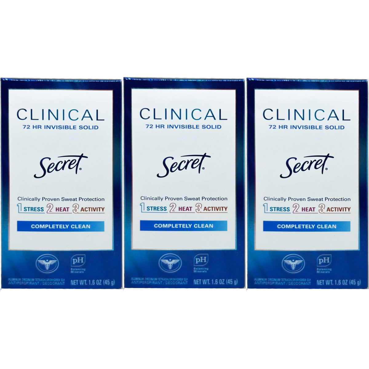 Secret Clinical Strength invisible solide baton protection durable pour le quotidien.