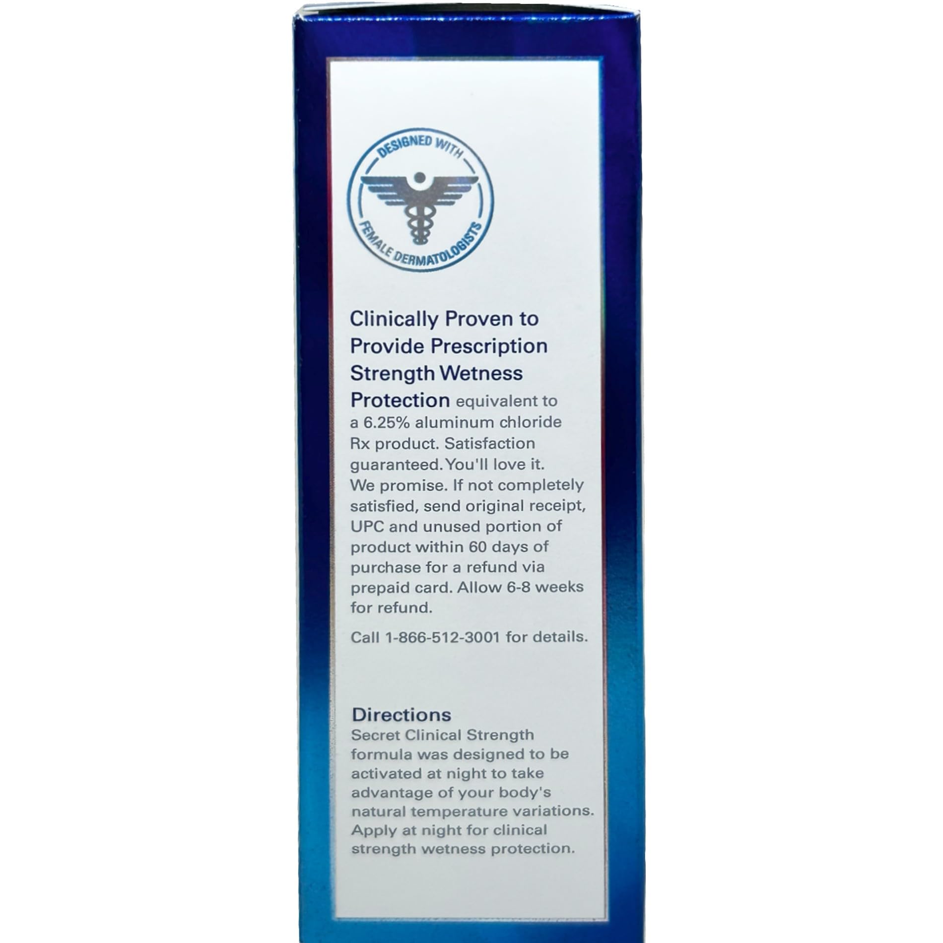 Secret Clinical Strength invisible solide baton au parfum frais et discret.