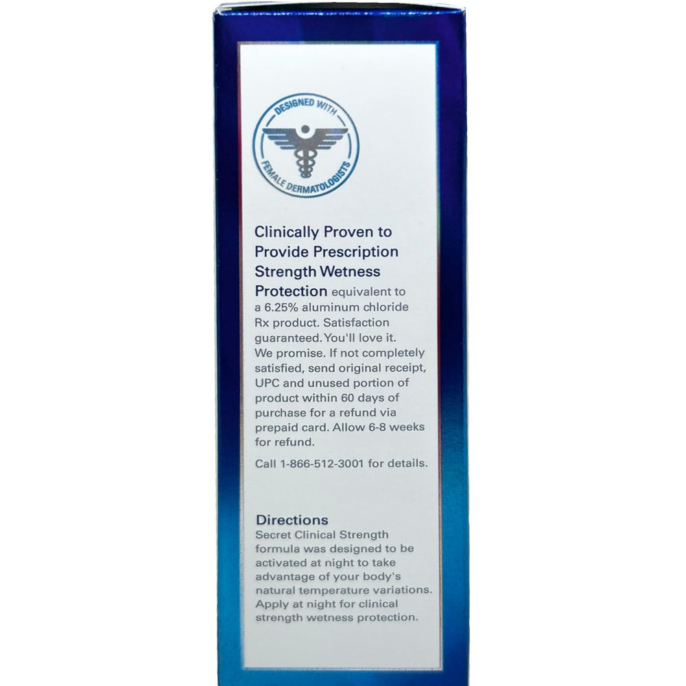 Secret Clinical Strength invisible solide baton au parfum frais et discret.