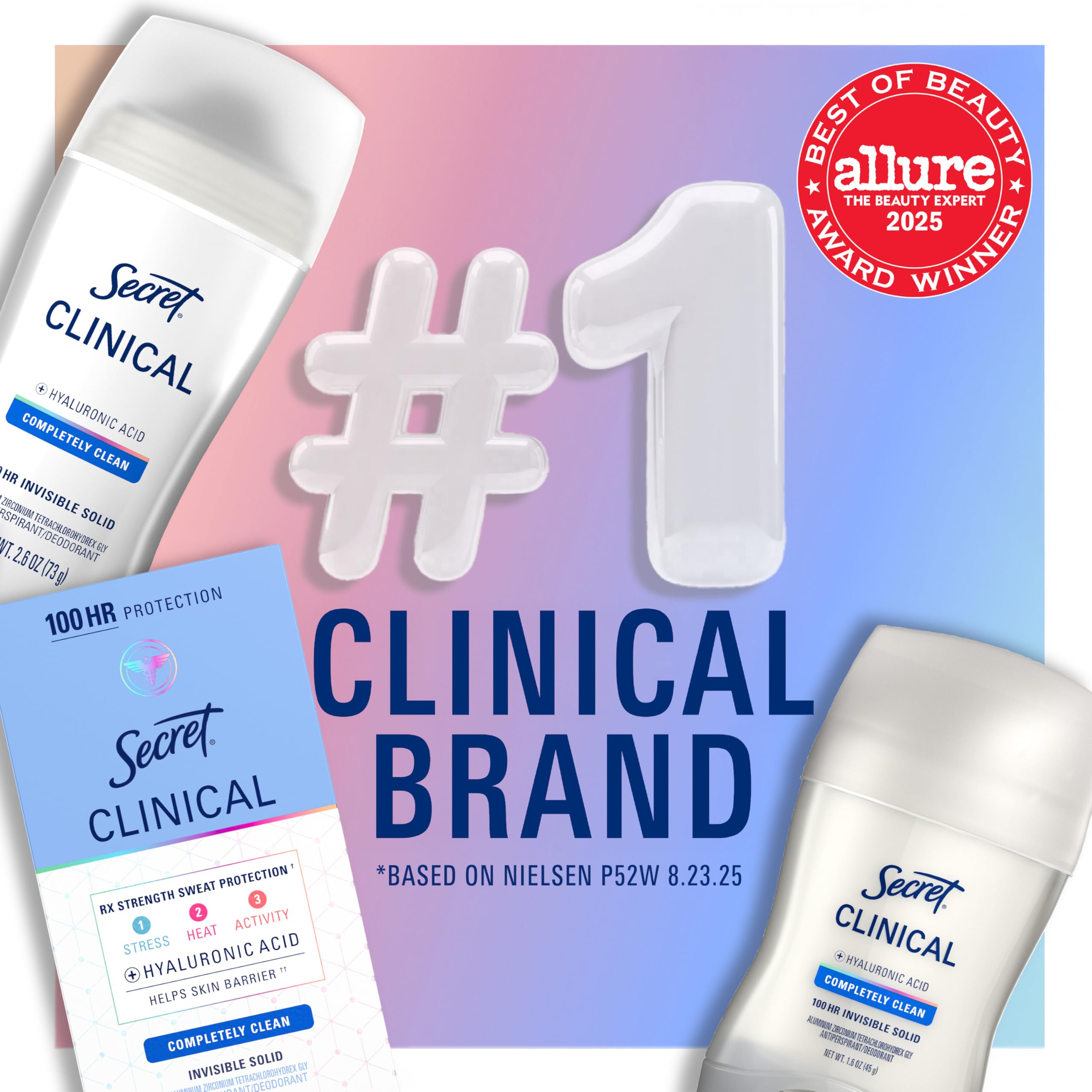 Secret Clinical Strength - pH équilibré et minéraux pour la peau