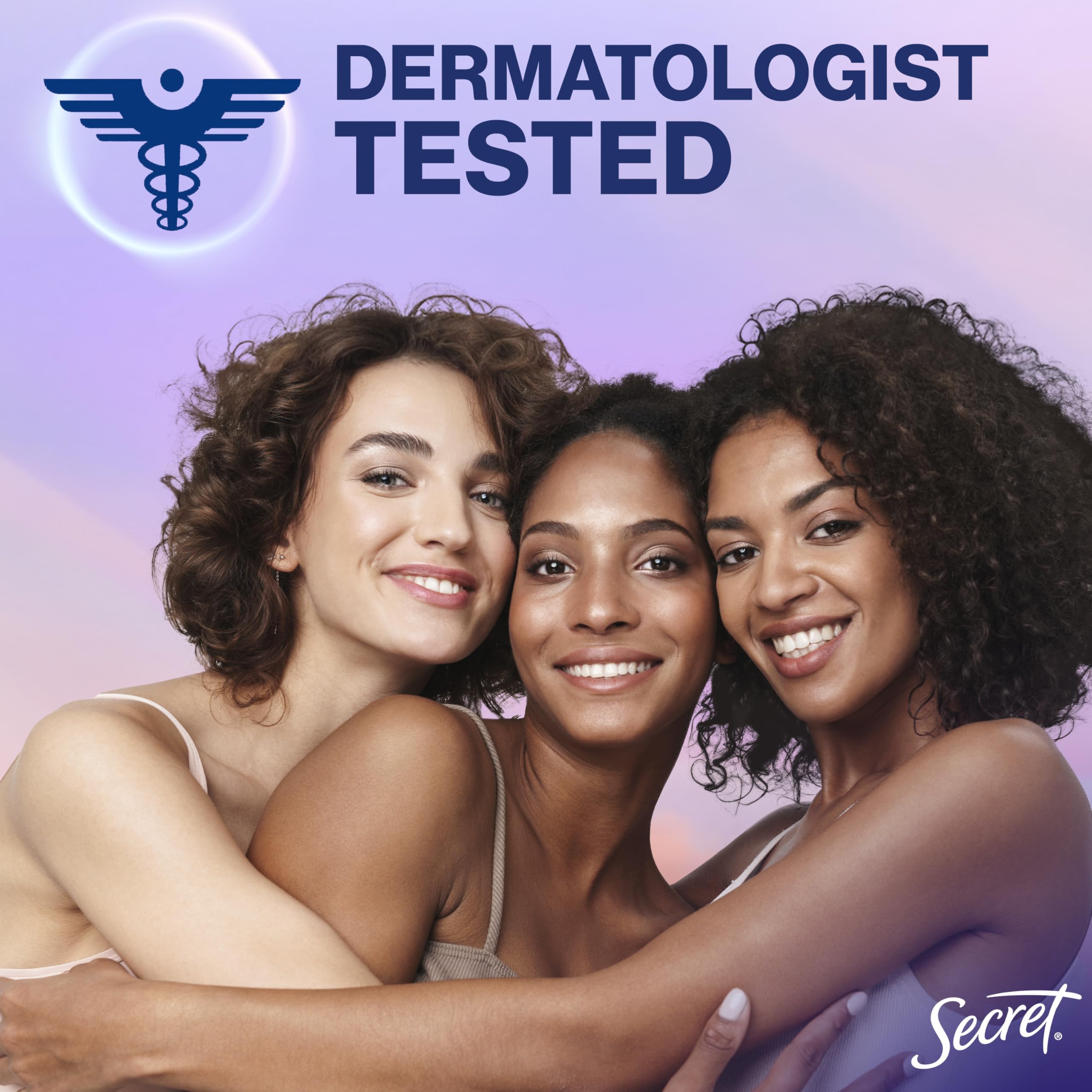 Secret crème déodorante sèche parfum léger, senteur fraîche et discrète.