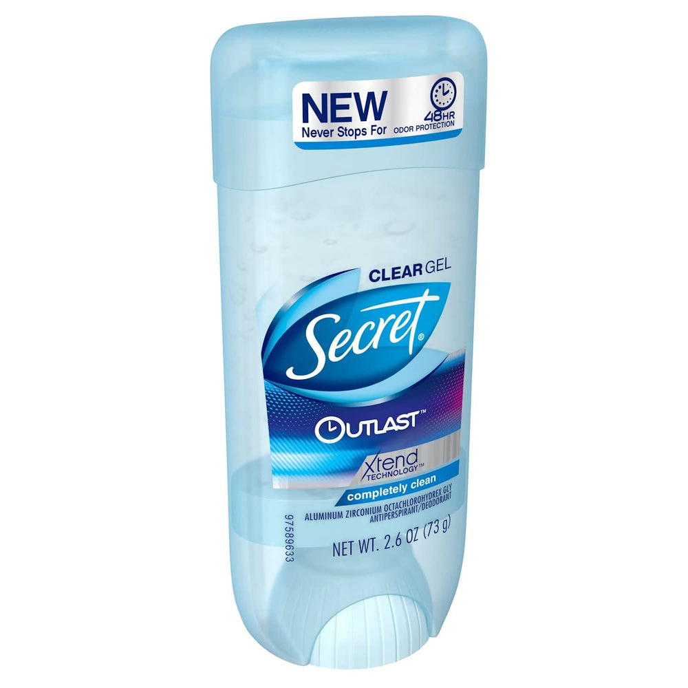 Secret Outlast Gel application sur peau – utilisation douce et confortable.