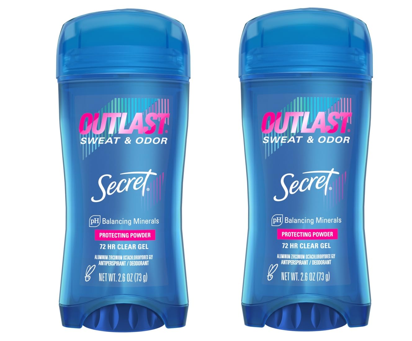 Secret Outlast Gel Clair – bouteille pratique et durable.