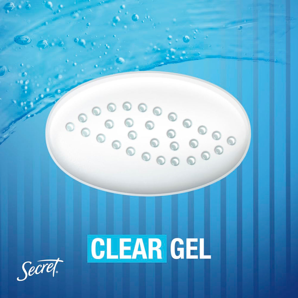 Secret Outlast Gel Clair – sans traces sur la peau.