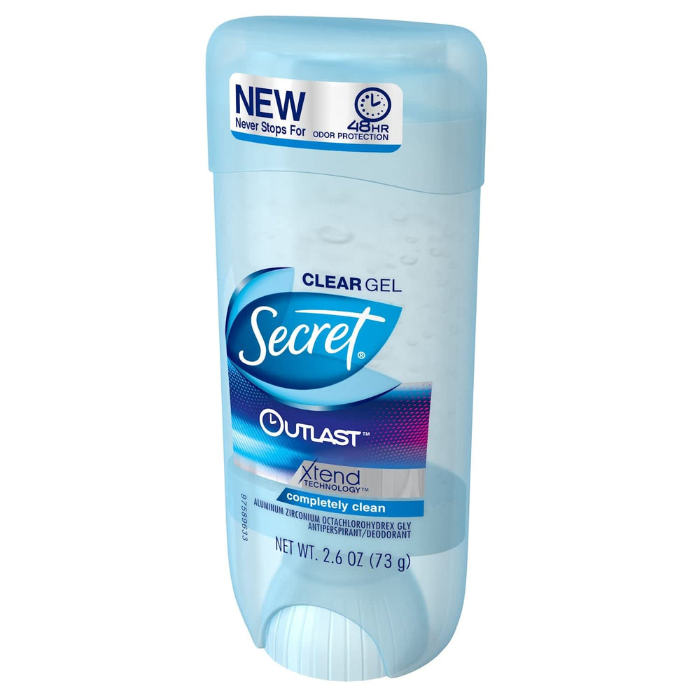 Secret Outlast Gel texture transparente – gel clair qui sèche rapidement.