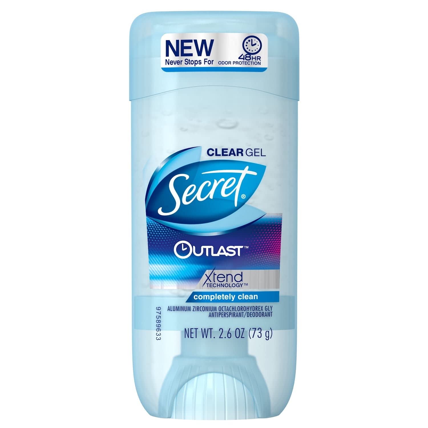 Secret Outlast Gel utilisation quotidienne – confort continu avec une formule transparente.