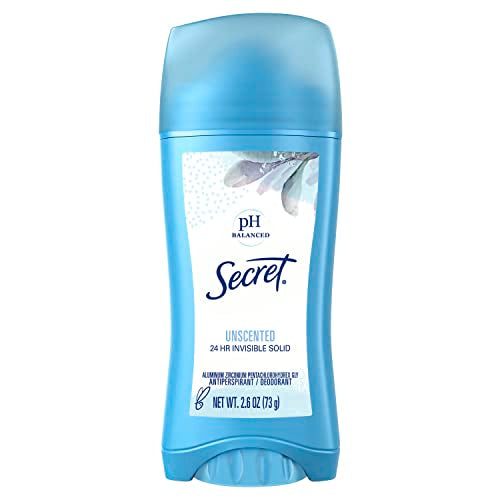 Secret antiperspirant invisible, application sèche sans traces.