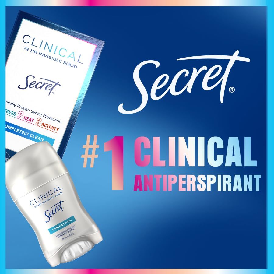 Secret sans parfum, produit adapté aux peaux sensibles.