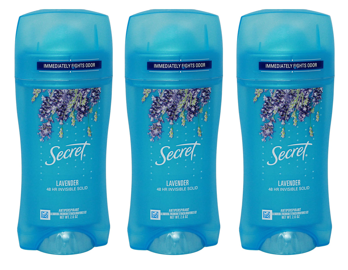 Secret Scent Expressions Lavande – pack3, protection durable contre les odeurs