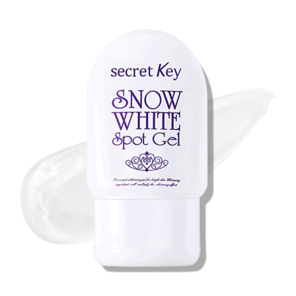 Secret Key Brightening Tone Up Spot Gel texture close-up showing non-sticky feel