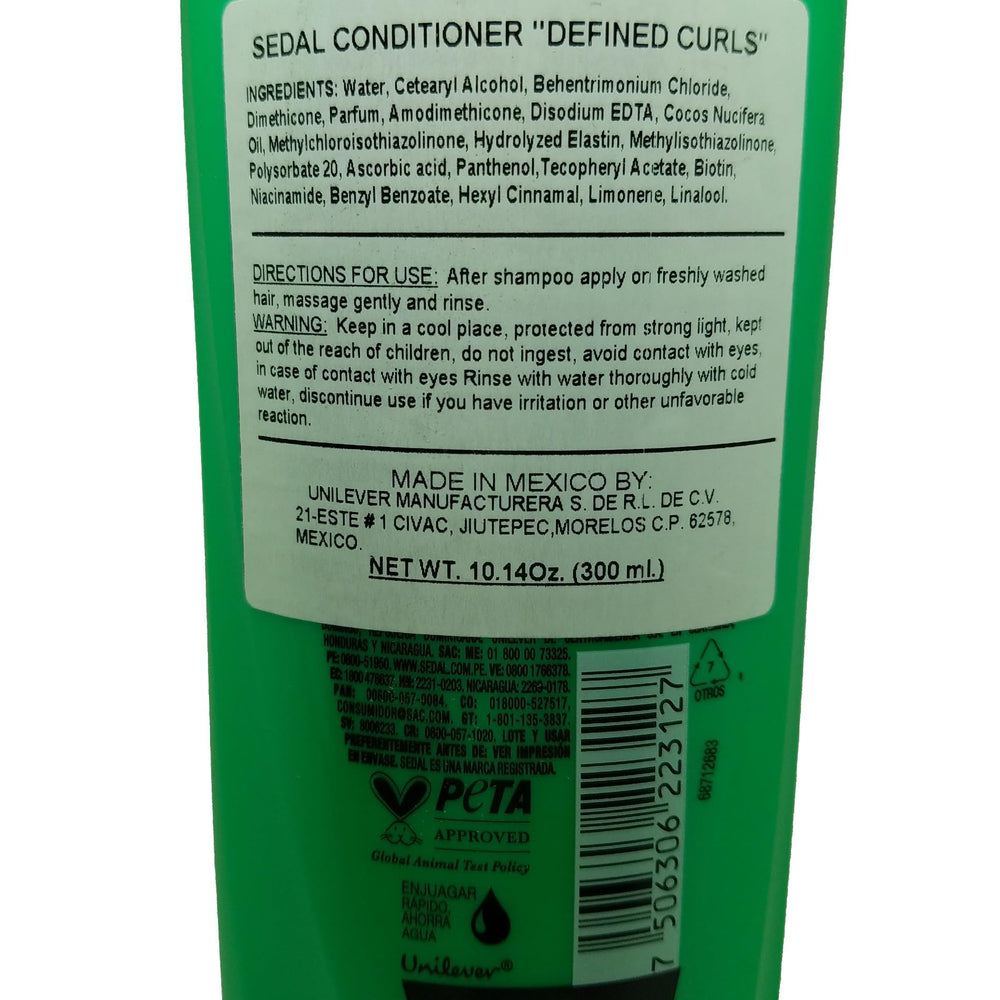 Sedal Boucles Définies crème coiffante pot, définition longue et tenue naturelle