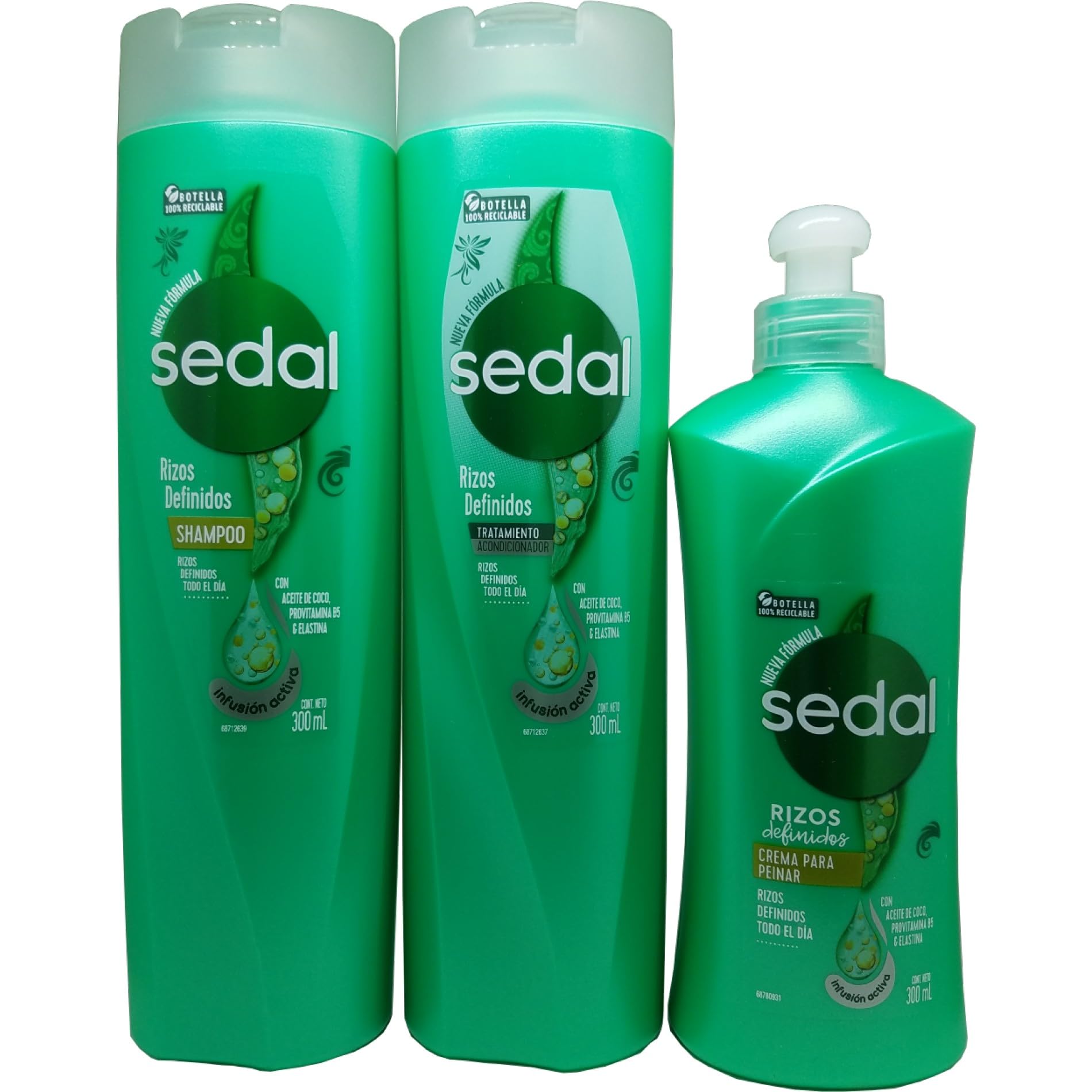 Sedal Boucles Définies ensemble kit, affichage des bouteilles pour définition durable