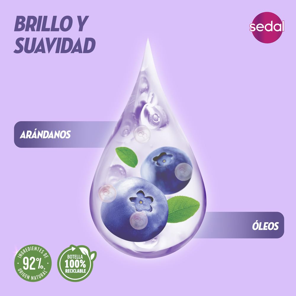 Sedal Huiles naturelles pour cheveux brillants et soyeux