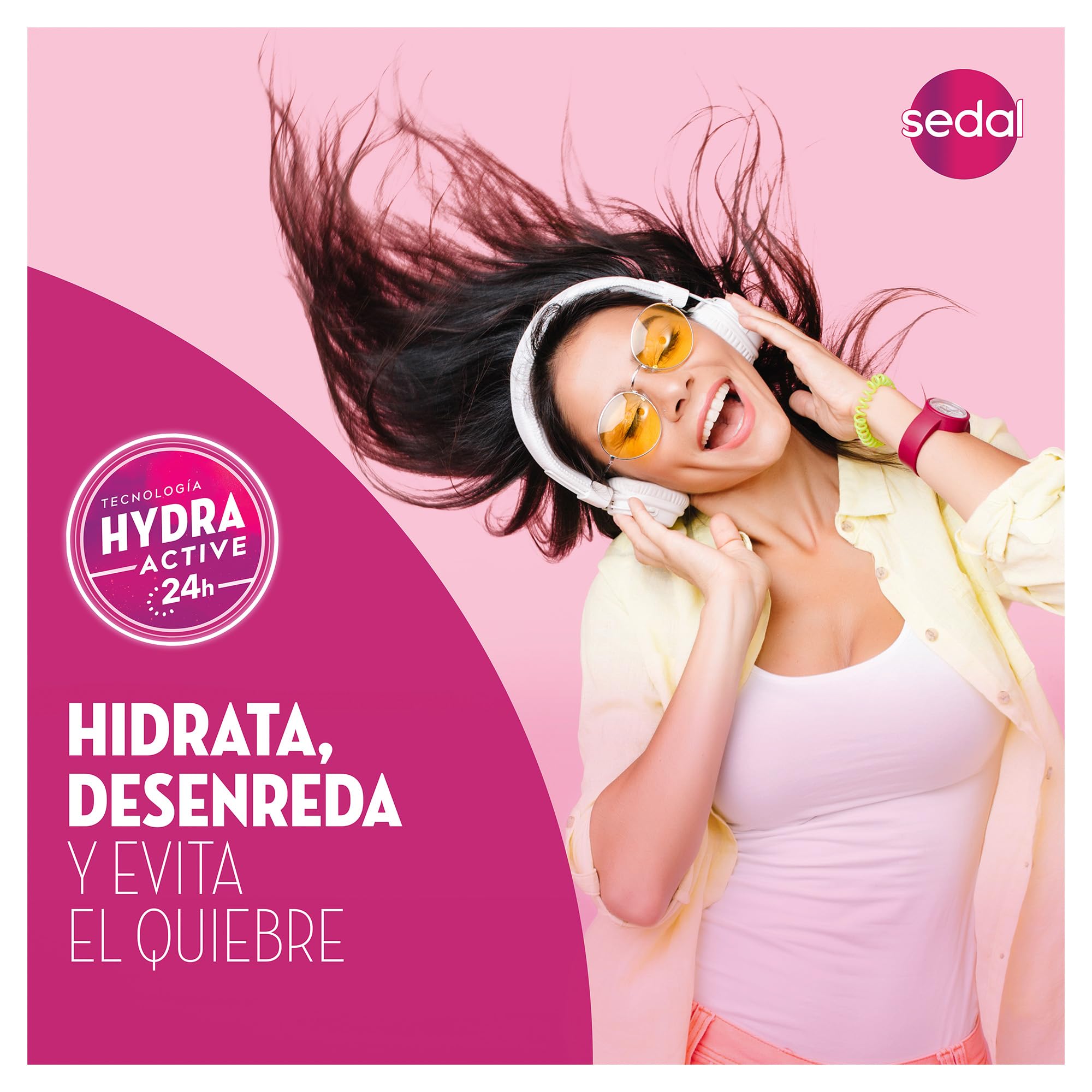 Sedal Hydratation Anti-Noeuds, après lavage pour cheveux soyeux et faciles à coiffer.