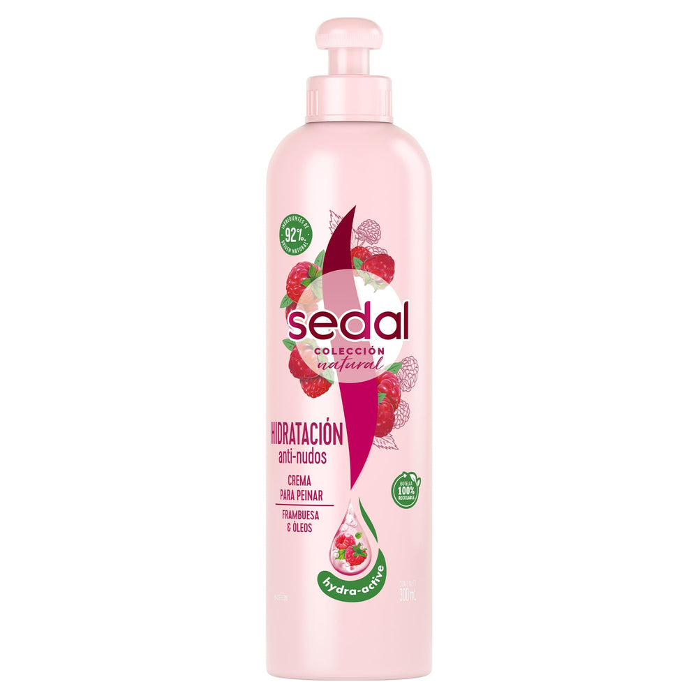 Sedal Hydratation Anti-Noeuds, flacon crèmeux facilitant le démêlage.